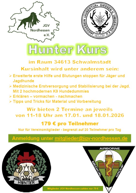Hunterkurs JGV NH 2026